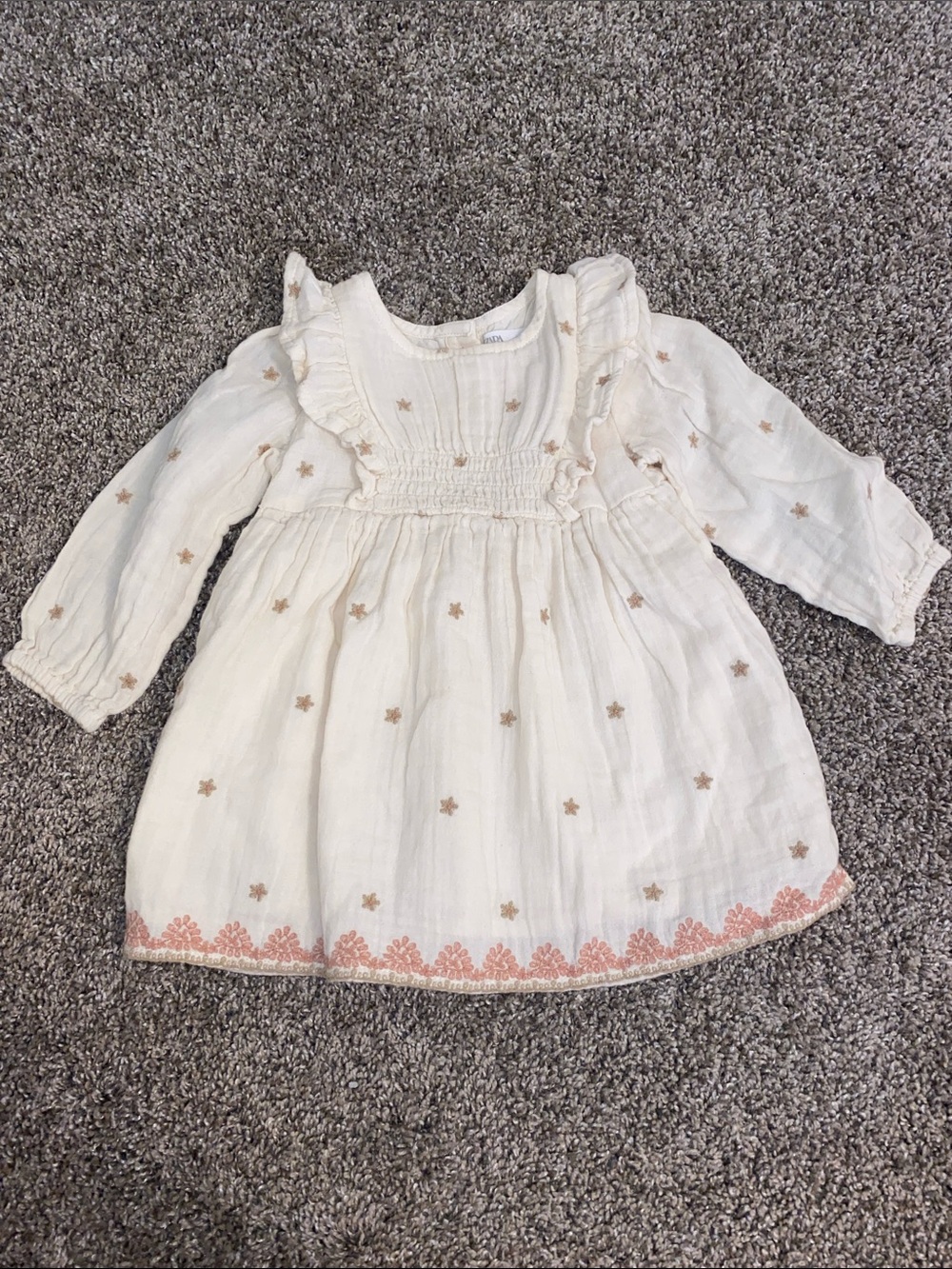 ZARA Embroidered Dress
